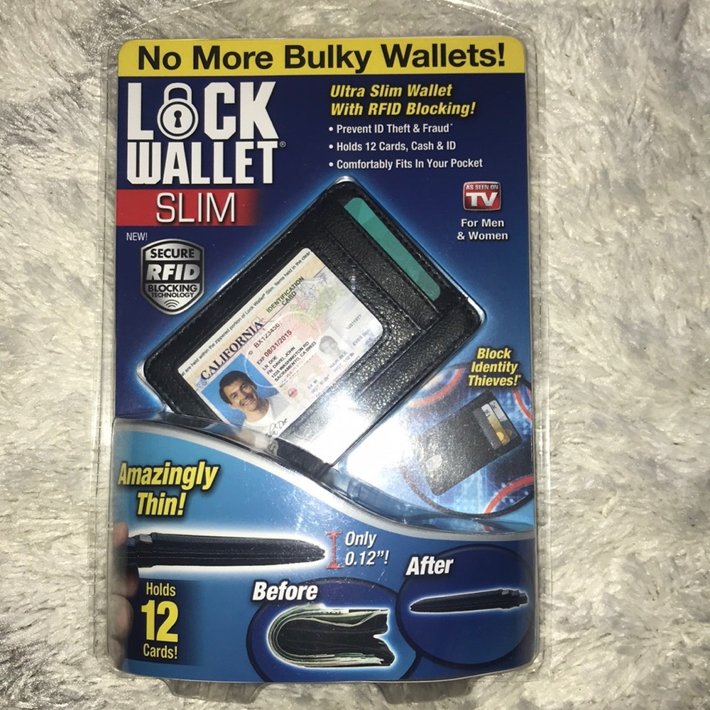 As seen on TV. slim wallet